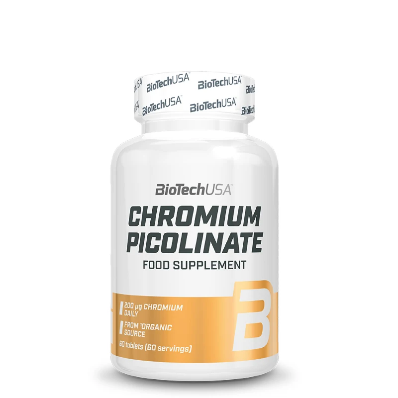 Chromium Picolinate 60 Tablettes BiotechUSA 1 Chromium Picolinate 60 Tablettes BiotechUSA