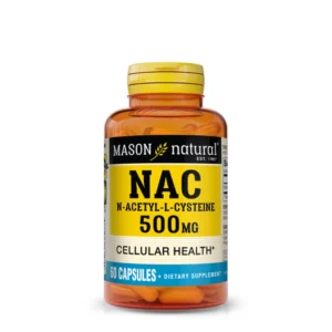 NAC 500mg Mason Vitamins – Antioxydant, Détox Foie & Santé Respiratoire