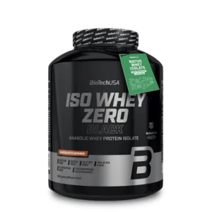 Iso Whey Zero Black BiotechUSA – Isolat de Protéine Premium Sans Sucre