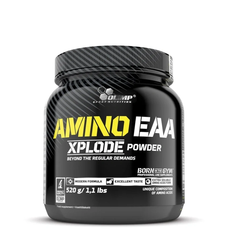 AMINO EAA Xplode Powder 520g Olimp Sport Nutrition 1 AMINO EAA Xplode Powder Olimp Sport Nutrition – Acides Aminés Essentiels