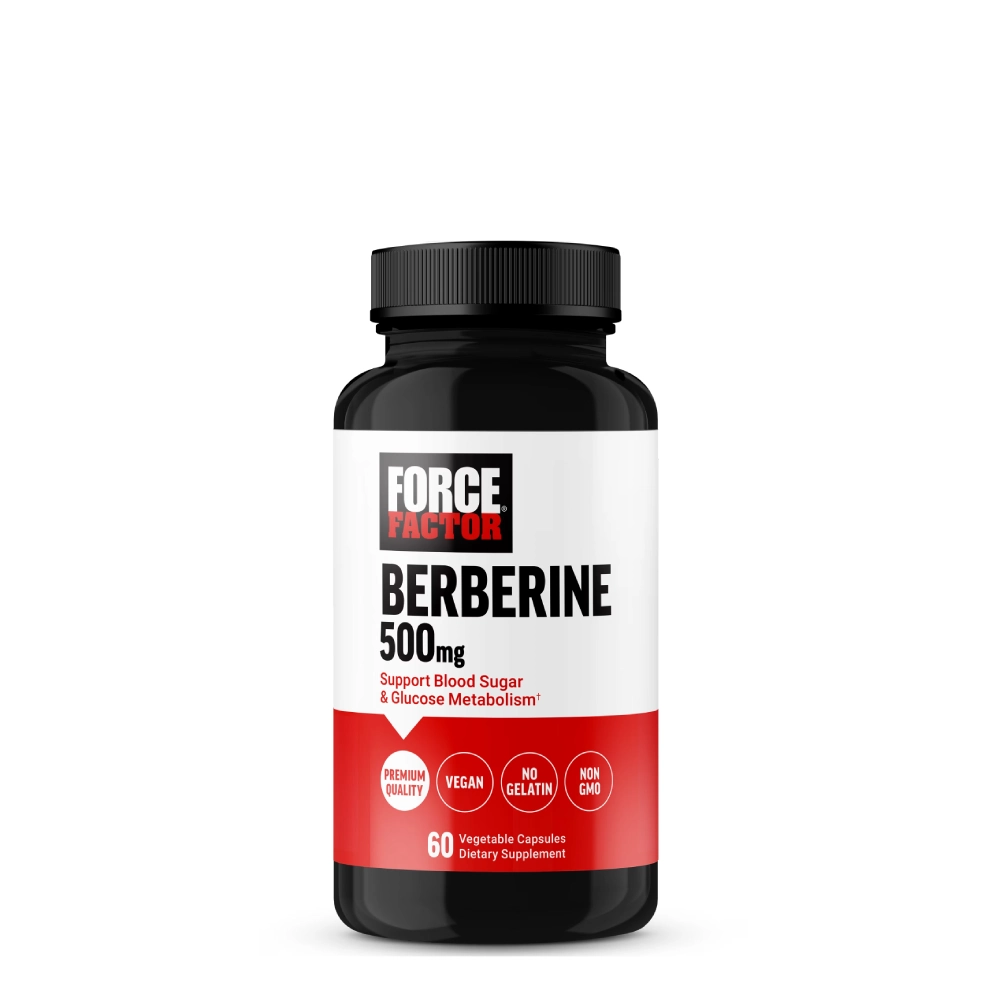 Berberine 500mg 60 Veg Capsules Force Factor 1 Berberine 500mg Force Factor – Métabolisme & Glycémie