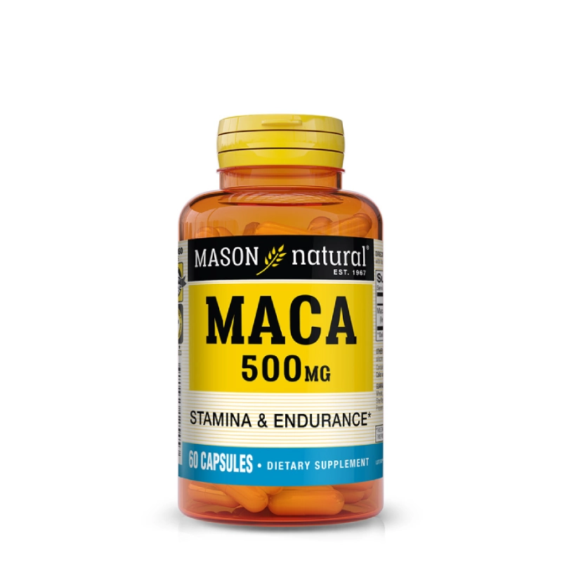 MACA 500mg 60 Capsules Mason Natural 1 MACA 500mg 60 Capsules Mason Natural