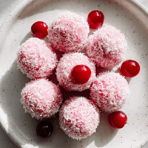 Cerise et noix de coco