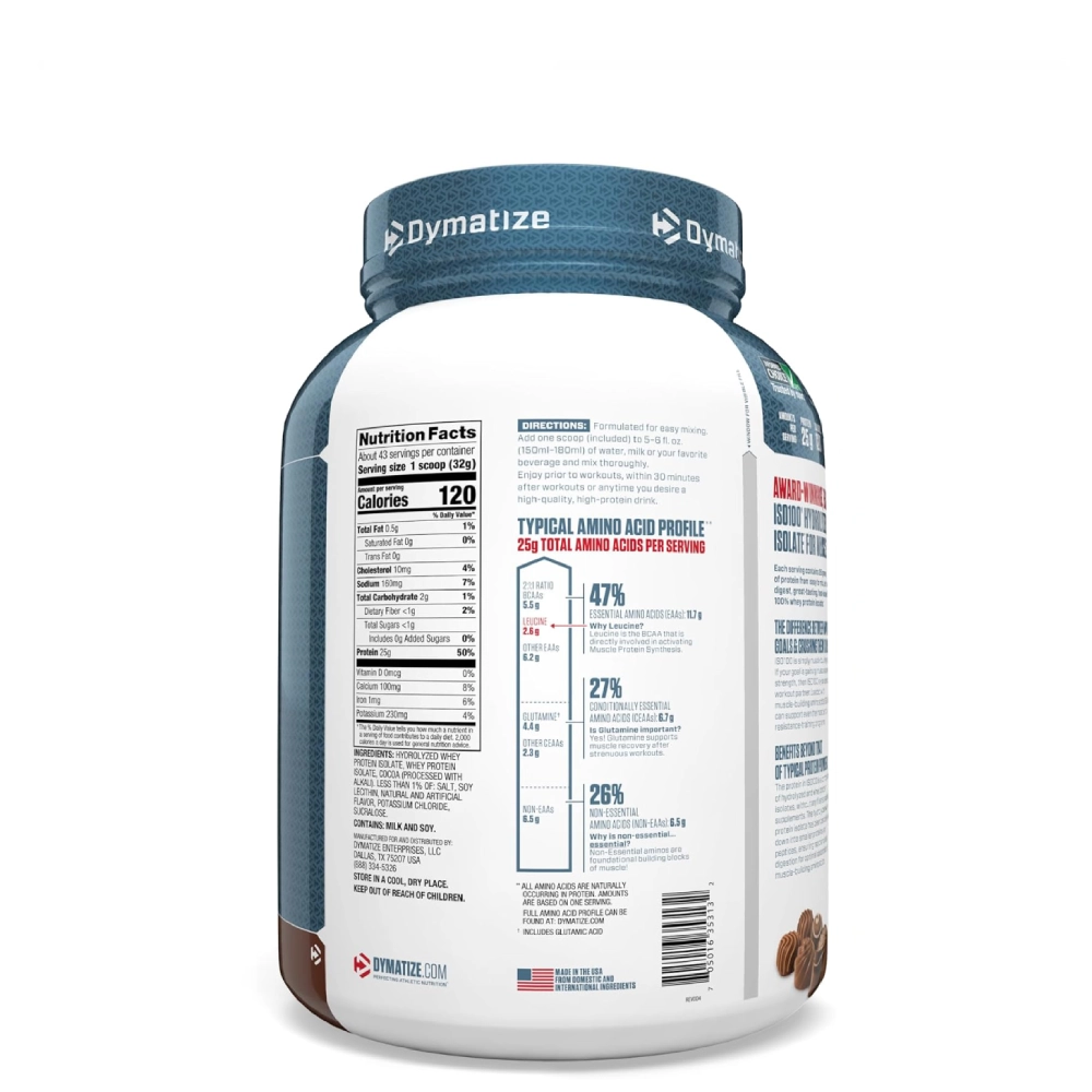 ISO 100 1.4KG Dymatize 2 ISO 100 1.4KG Dymatize