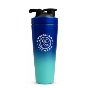 GYMSHARK FITNESS SHAKER METAL 750 ML BLUE