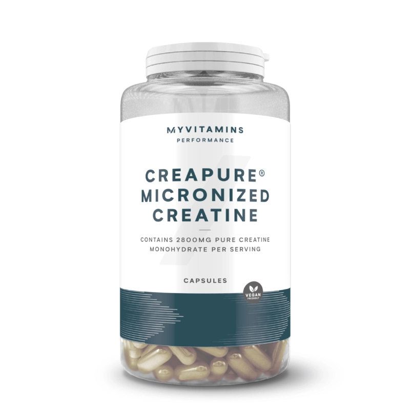 Creapure® Micronized Creatine 245 Capsules MYVITAMINS 1 Creapure® Micronized Creatine MYVITAMINS – Pureté et Performance
