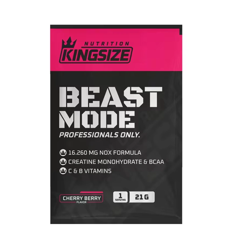 Beast Mode Preworkout 21g Kingsize Nutrition 1 Beast Mode Preworkout Kingsize Nutrition | Énergie et pump