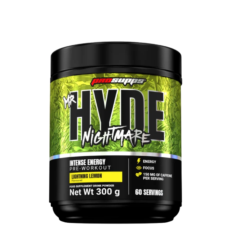 MR Hyde Nightmare Pre-Workout 300g ProSupps 4 MR Hyde Nightmare Pre-Workout ProSupps | Booster Pré-Entraînement