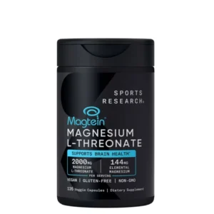 Flaxseed Oil 1000mg 100 Softgels Mason Natural 6 Magnesium L-Threonate Magtein® Sports Research - Soutenir le cerveau