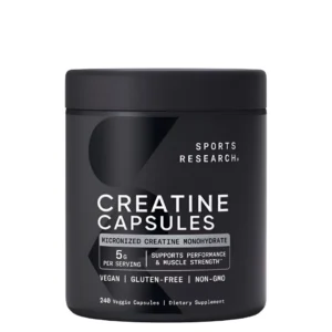 Créatine Monohydrate Sports Research® 240 Capsules | MYPROT
