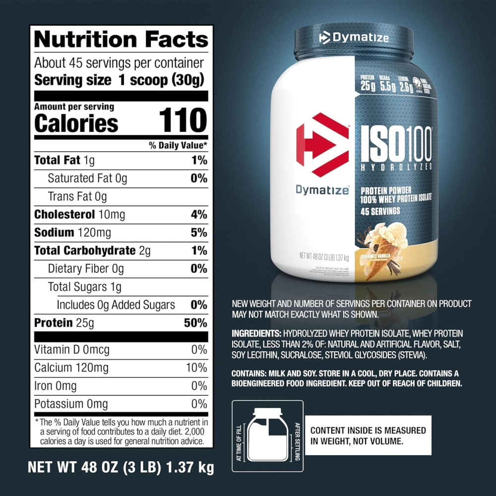 ISO 100 1.4KG Dymatize 4 ISO 100 1.4KG Dymatize