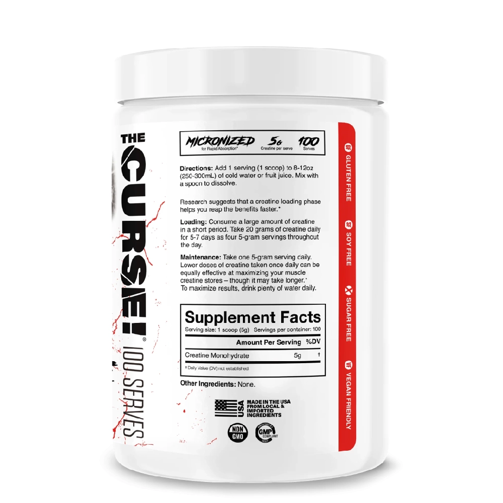 The Curse! Creatine Monohydrate 500g Jnx Sports