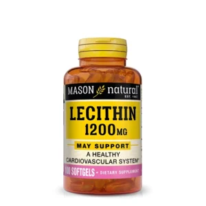 Mason Natural Lecithin 1200mg - Soutien du système cardiovasculaire.